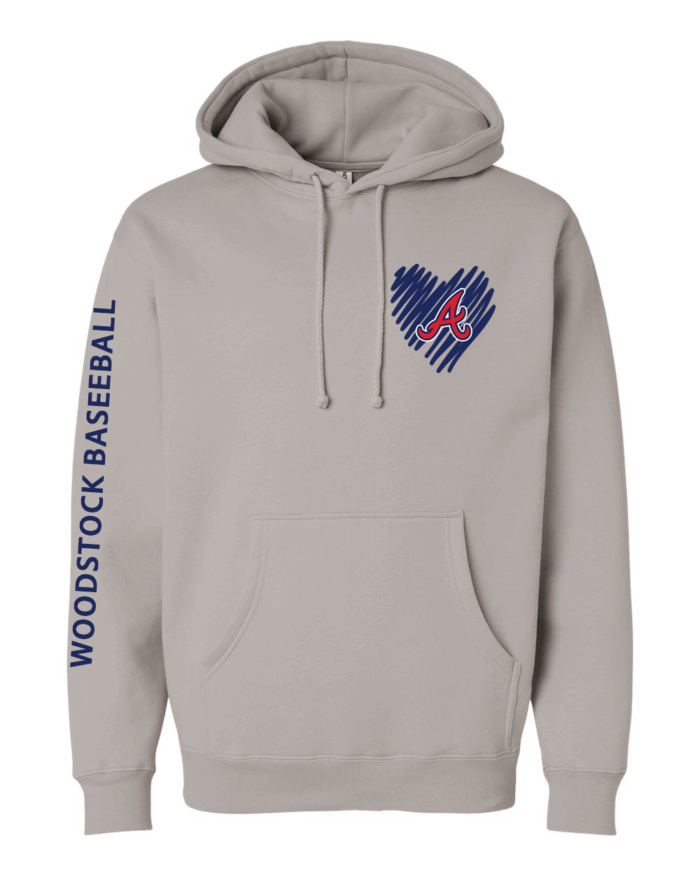 Woodstock Braves Hoodie - Heart - Image 5