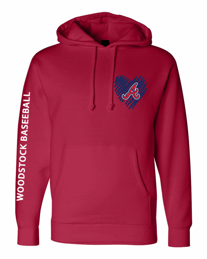 Woodstock Braves Hoodie - Heart - Image 3