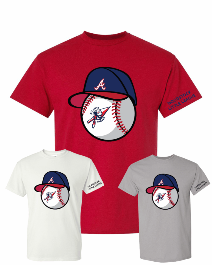 Woodstock Braves T-Shirt - Hat & Ball